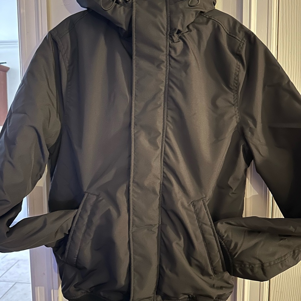 Women’s  Black Hooded Jacket